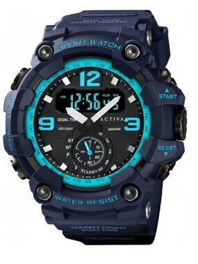 Activa Vextron X Invicta Digital Men's Watch - 52mm, Blue (ACW1637-009)